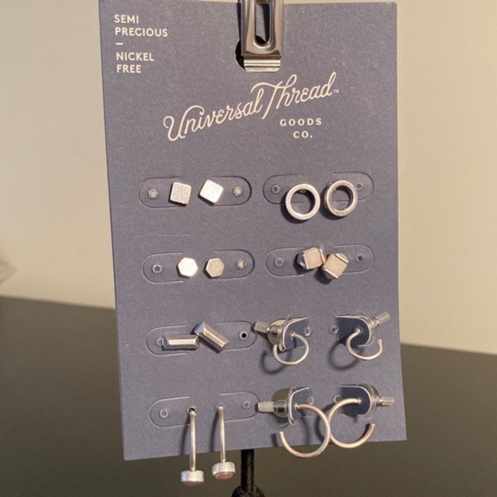 Universal Thread Silver Earring Collection
